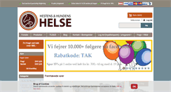 Desktop Screenshot of hestenshelse.dk